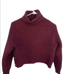 Madewell side button turtleneck. XS